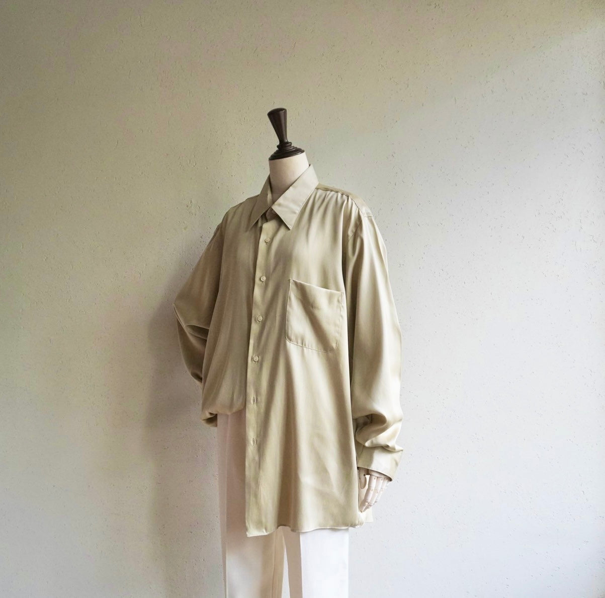 90s Beige Shirt Dead Stock