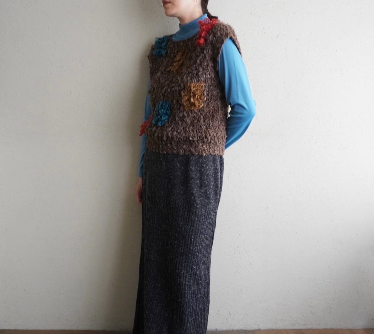 90s Design Knit Vest