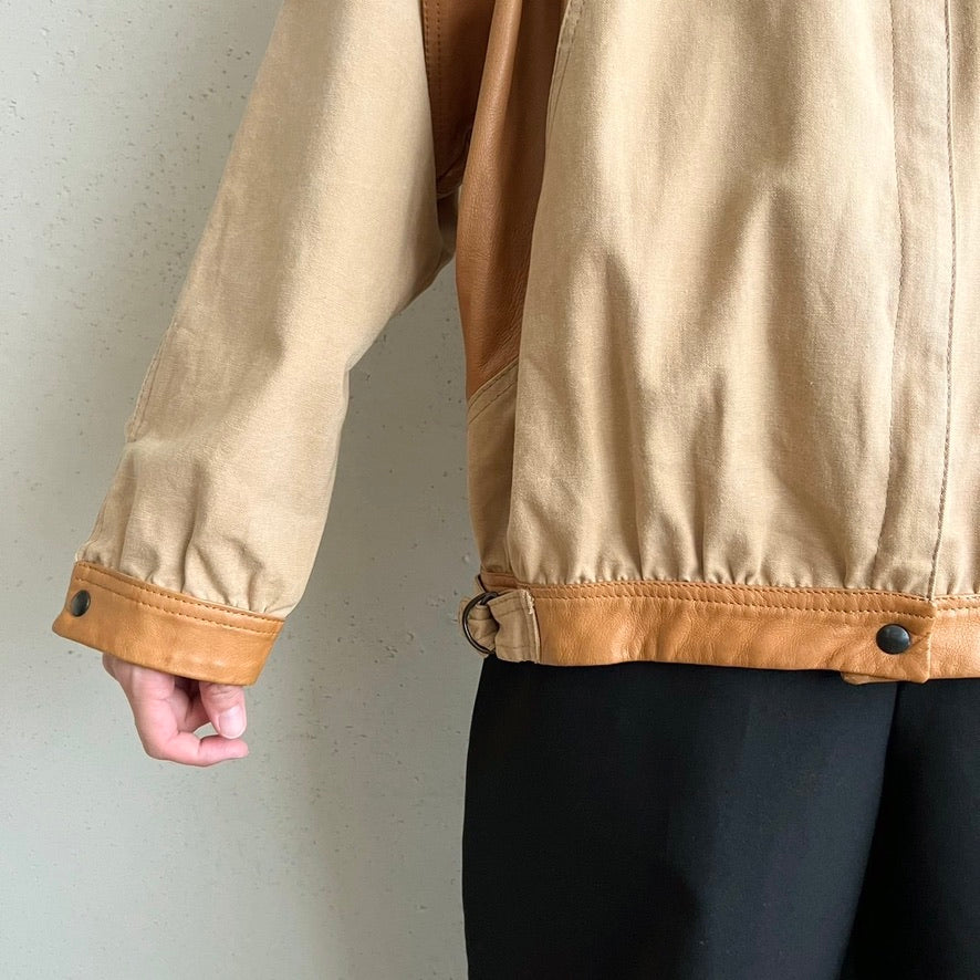 80s "Marina Ferrari" Leather Light Jacket Made in Italy