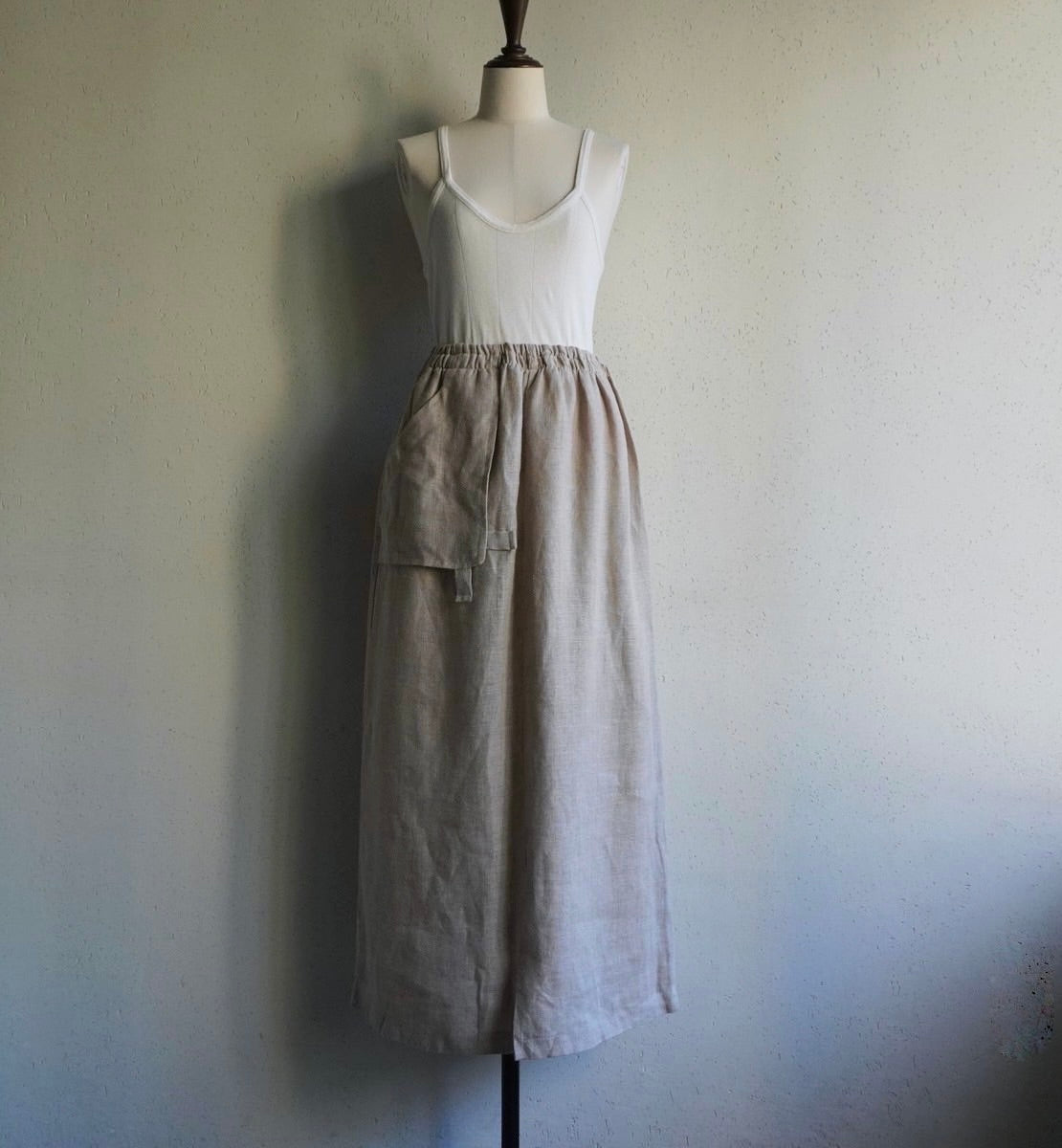 80s EURO Linen Skirt