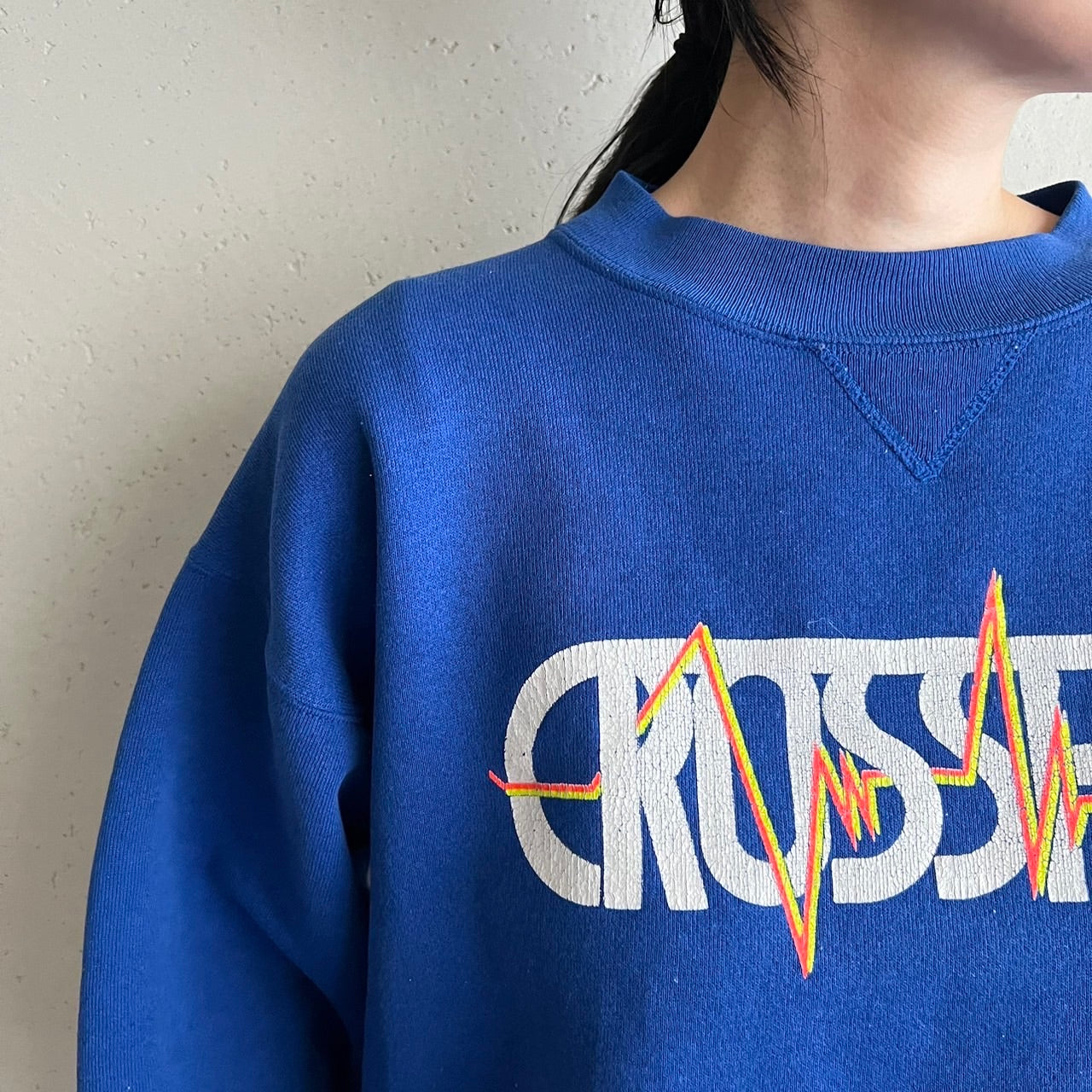 90s Printed Sweater Made in USA