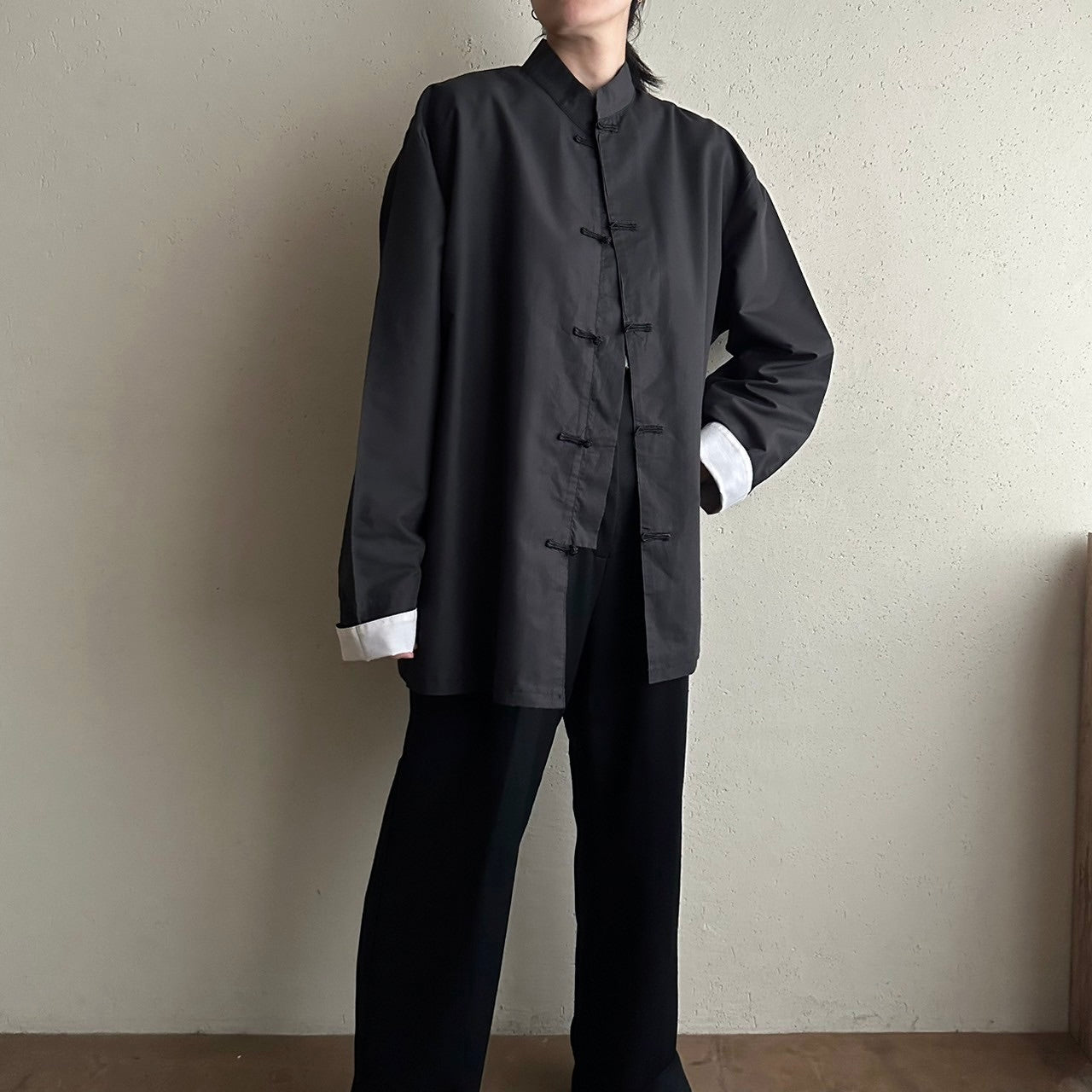 90s Asian Design Shirt Jacket