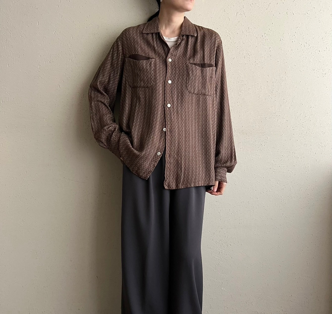 60s "SPIRE" Pattern shirt