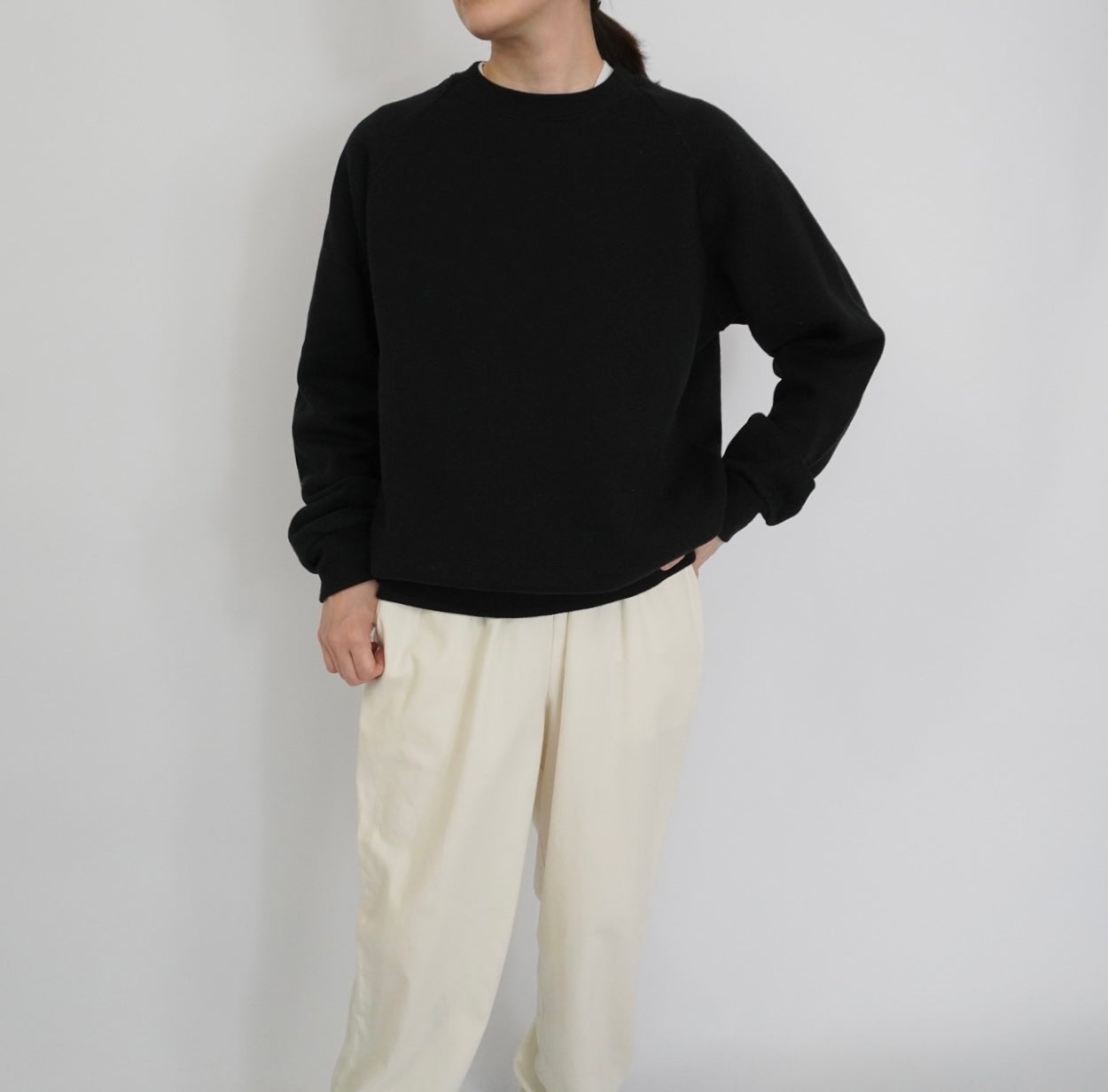 90s Black Sweater Made in USA