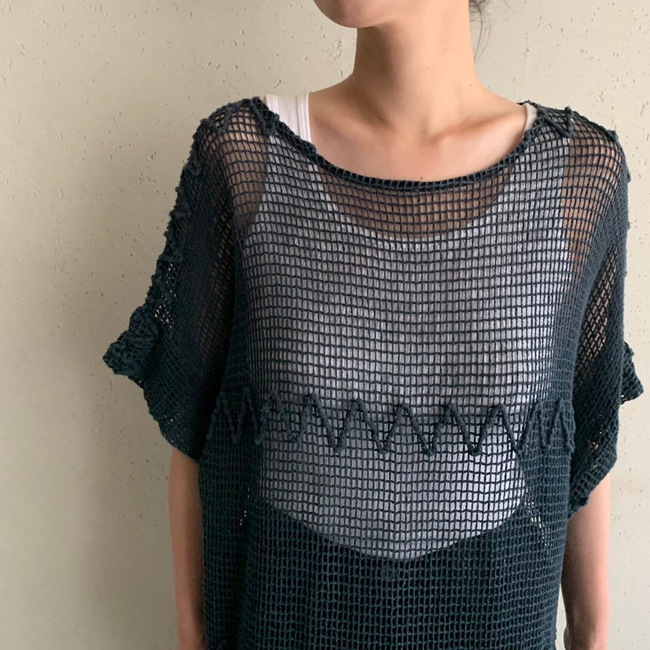 90s Crochet Dress Made in USA