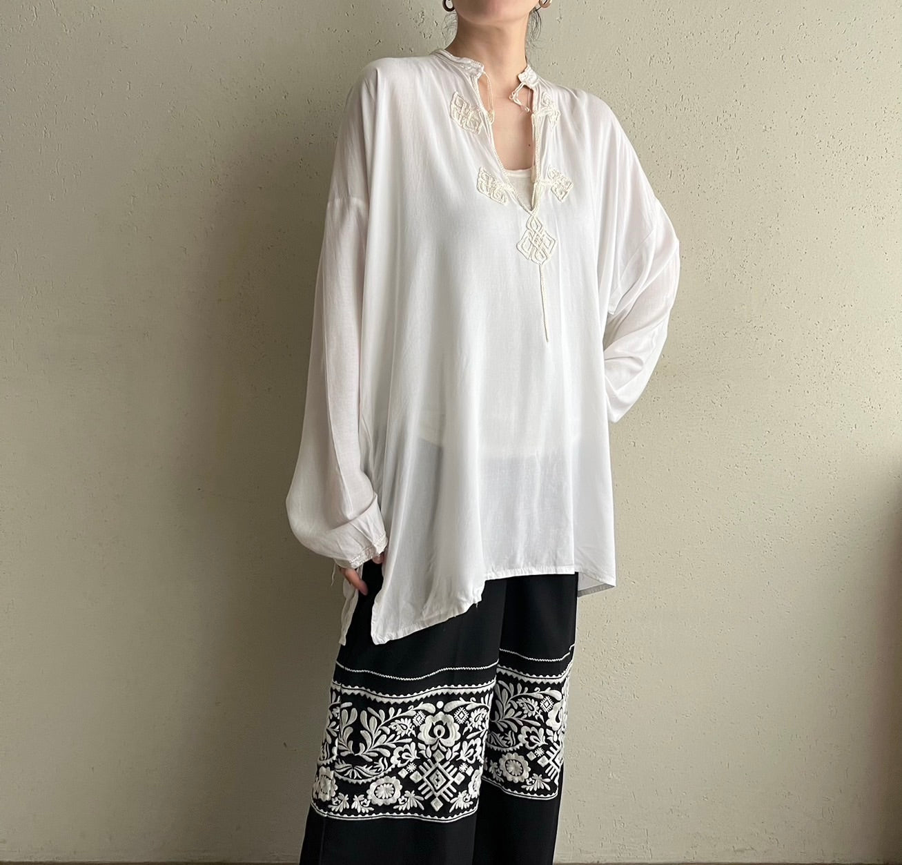 80s Embroidery Tunic