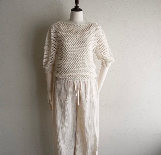 80s Hand Knit Top