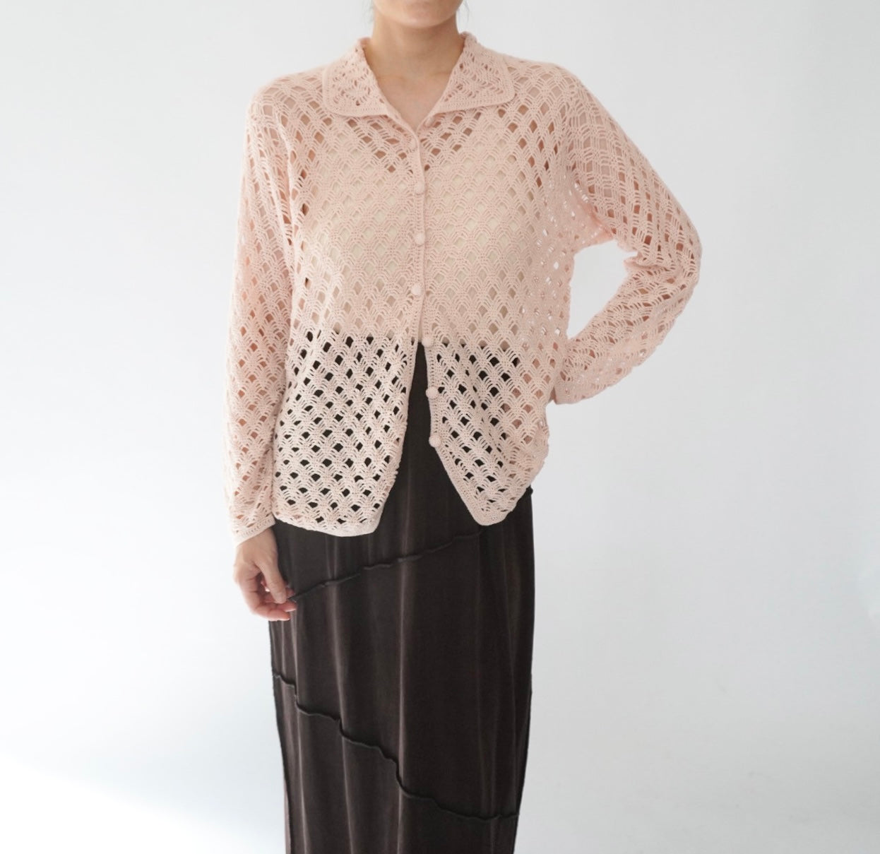 90s Crochet Shirt