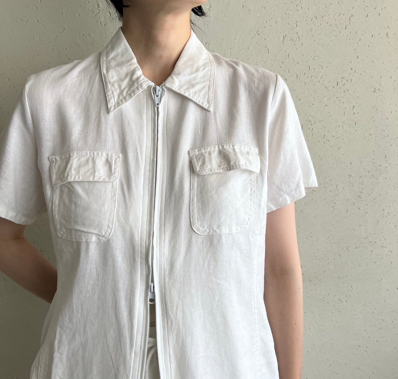 90s EURO Zipped Shirt