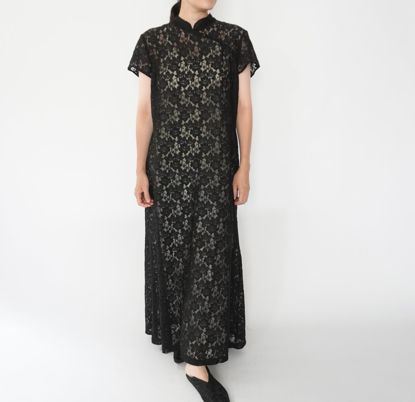 90s Lace Asian Design Dress