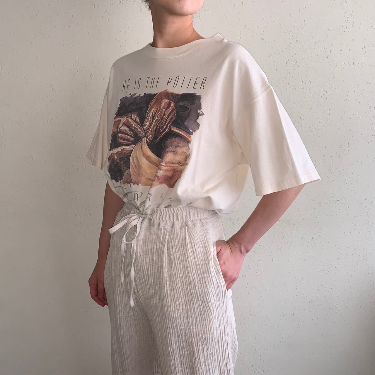 90s Printed T-shirt Made in USA