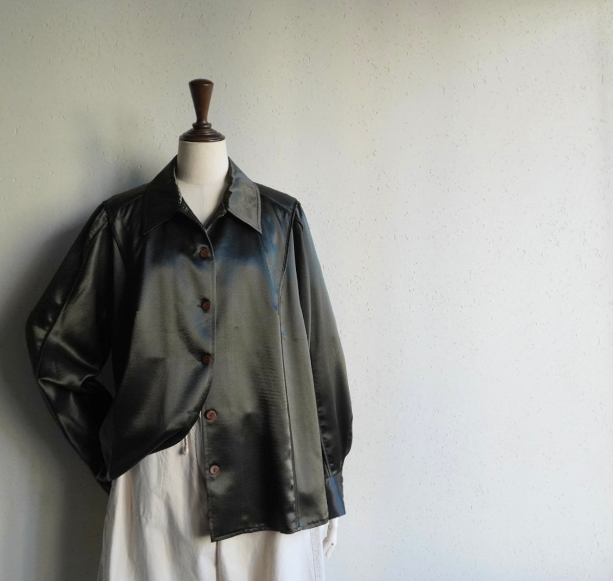 90s "harve benard" Shiny Shirt