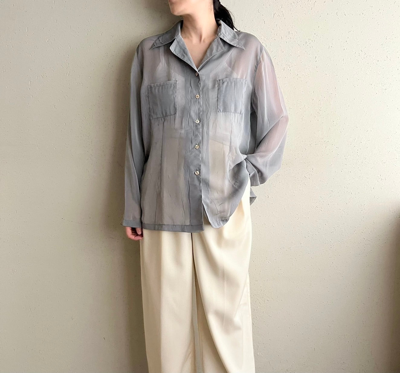 90s EURO Sheer Shirt
