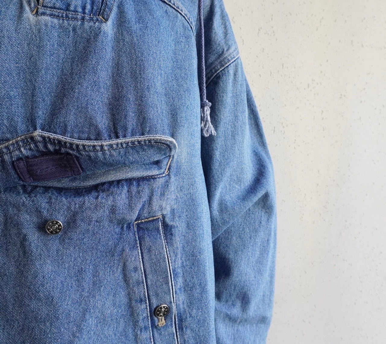 90s Denim Pullover Jacket