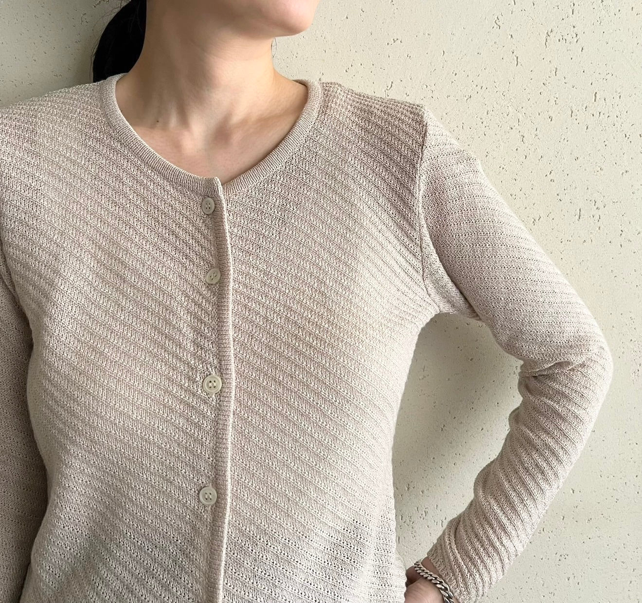 90s "J.CREW" Knit Cardigan Made in USA