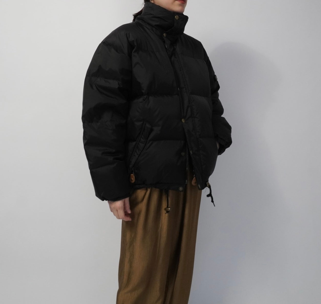 90s Black Down Jacket