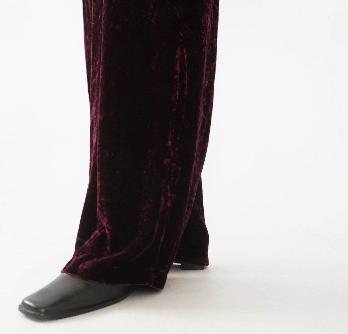 90s Velour Wide Pants