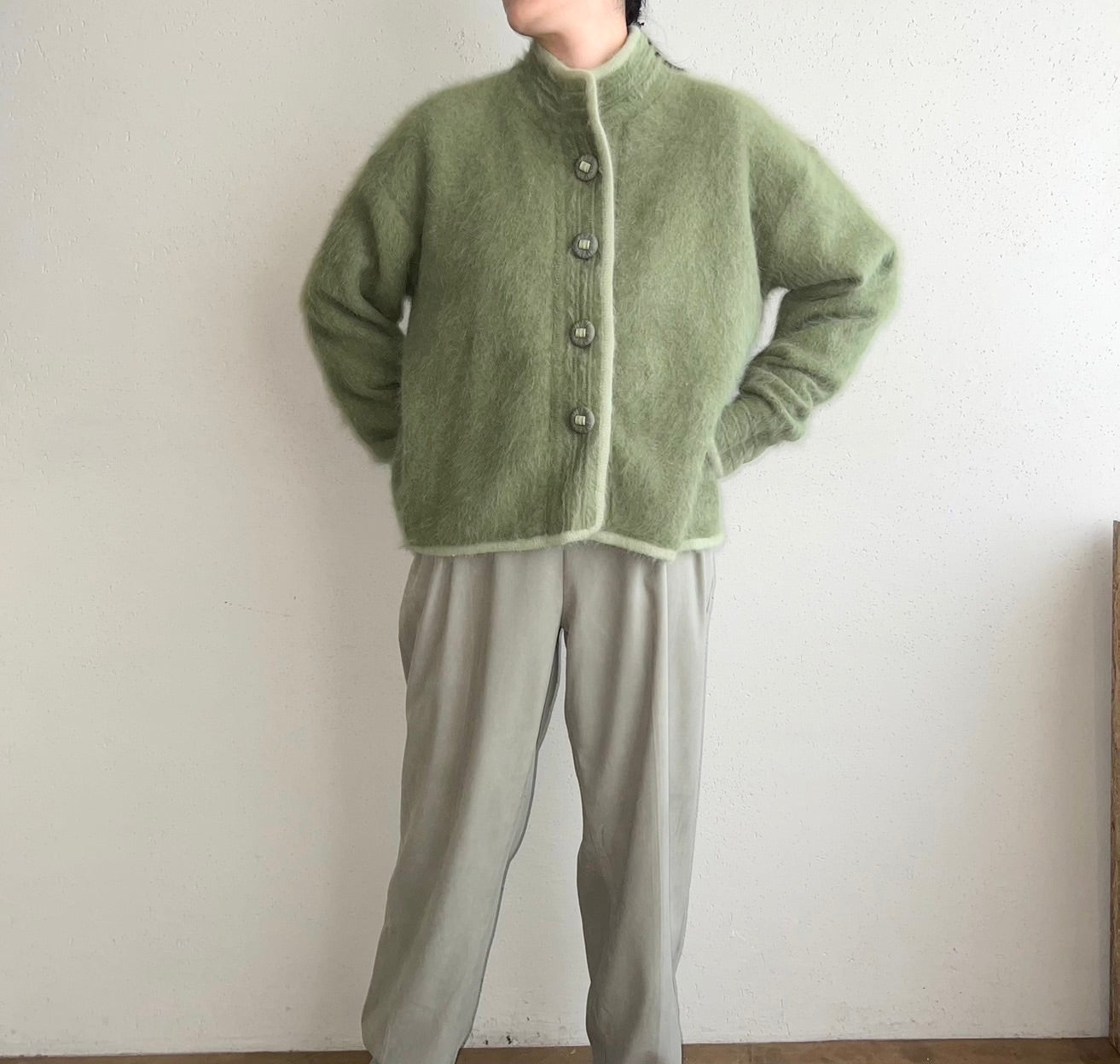 90s Angora Knit Jacket