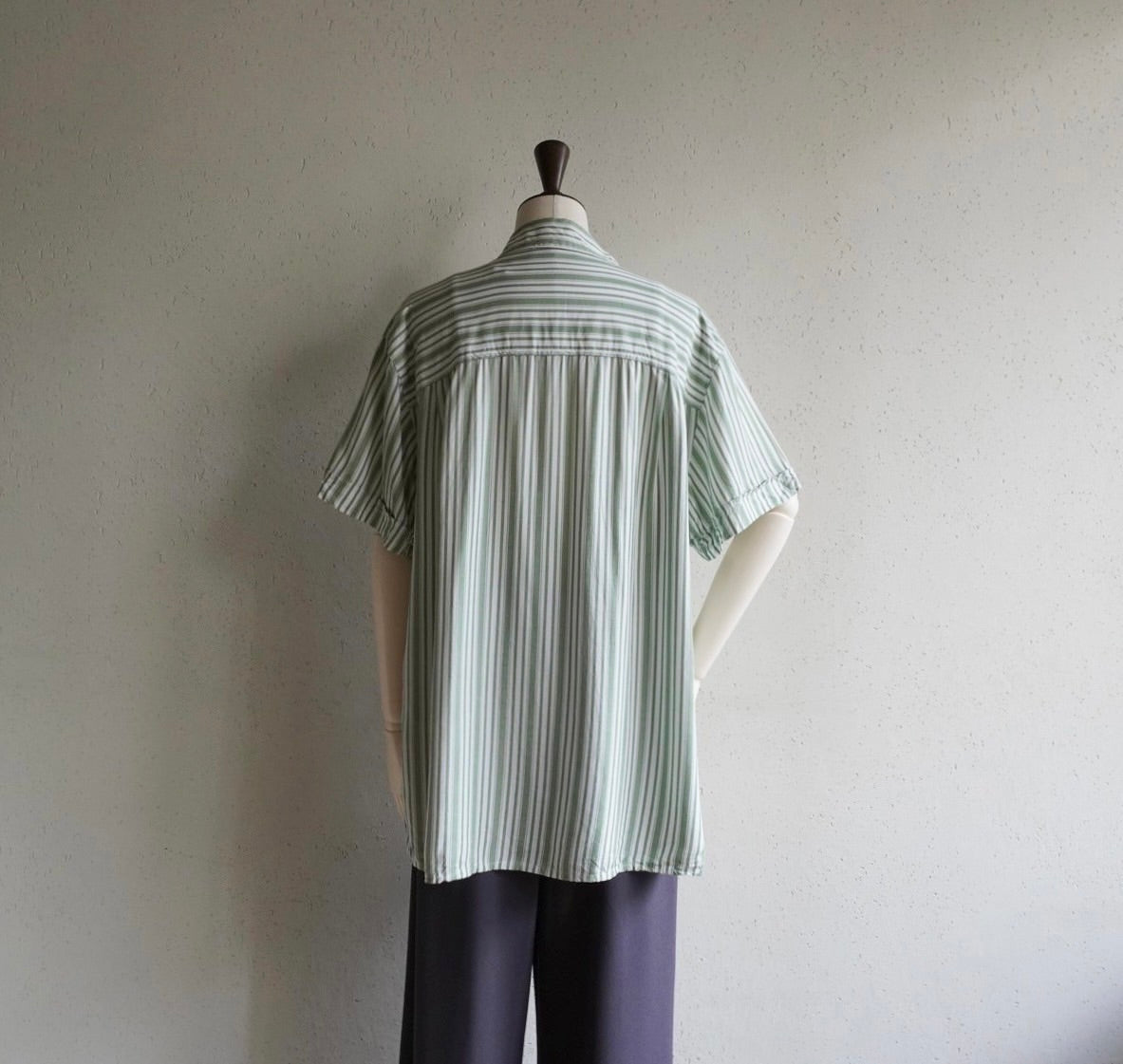 90s Striped Rayon Shirt