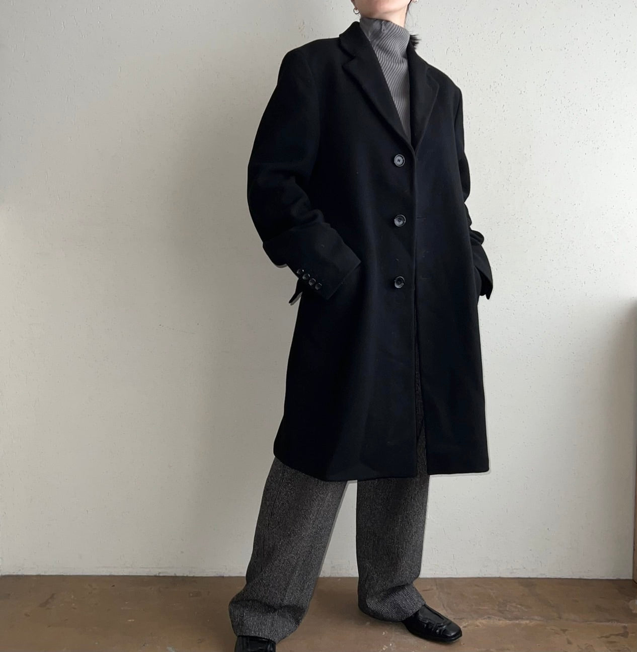 90s Cashmere Coat Made in Italy