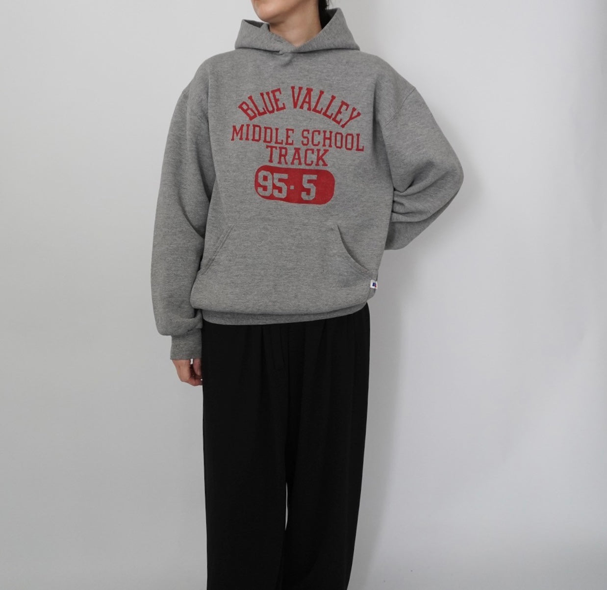 90s Hooded Sweater Made in USA