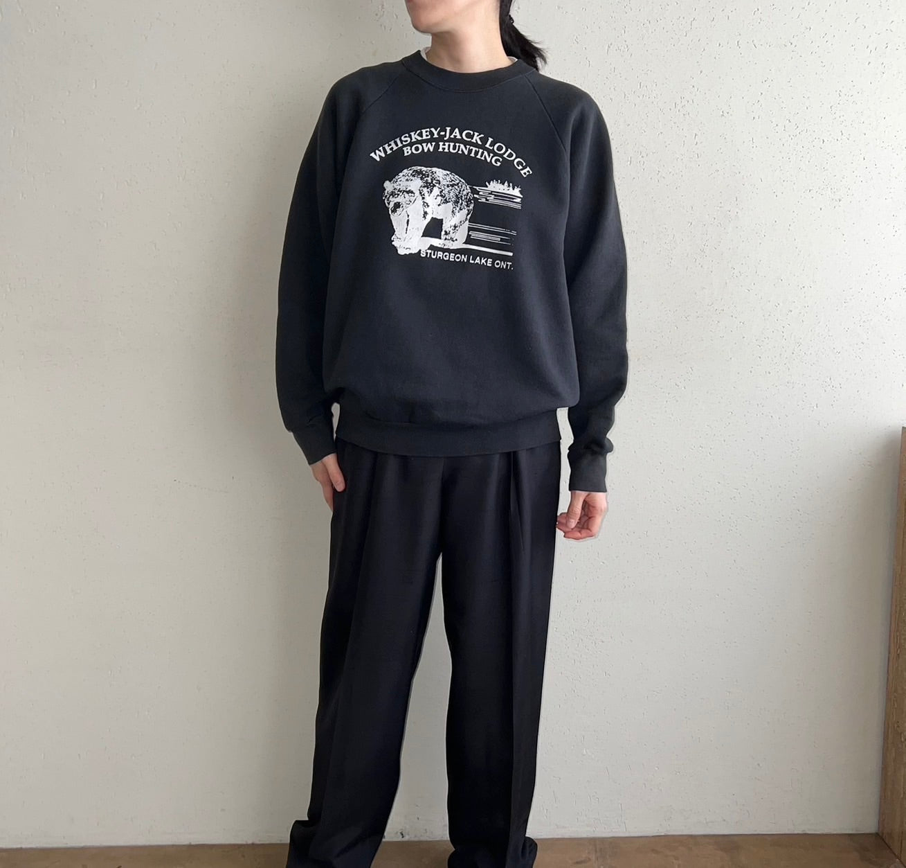 90s Printed Sweater Made in USA