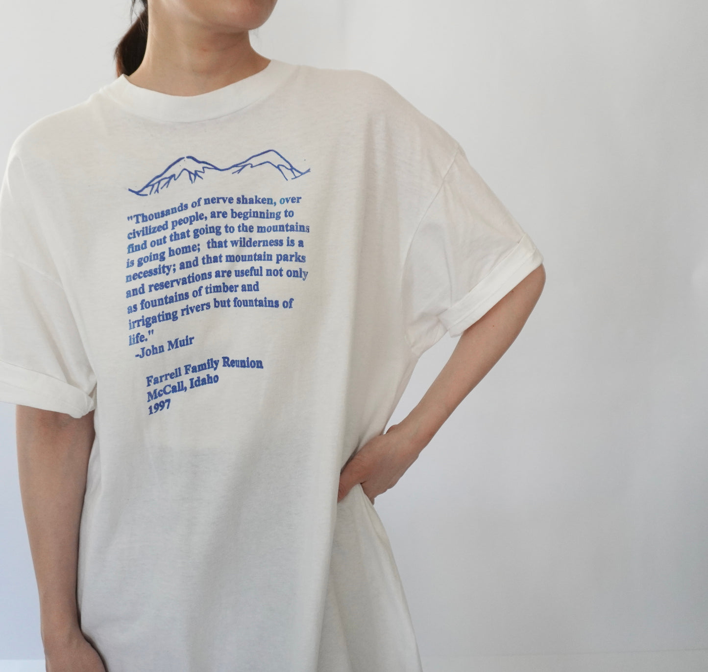 90s Printed T-shirt Made in USA