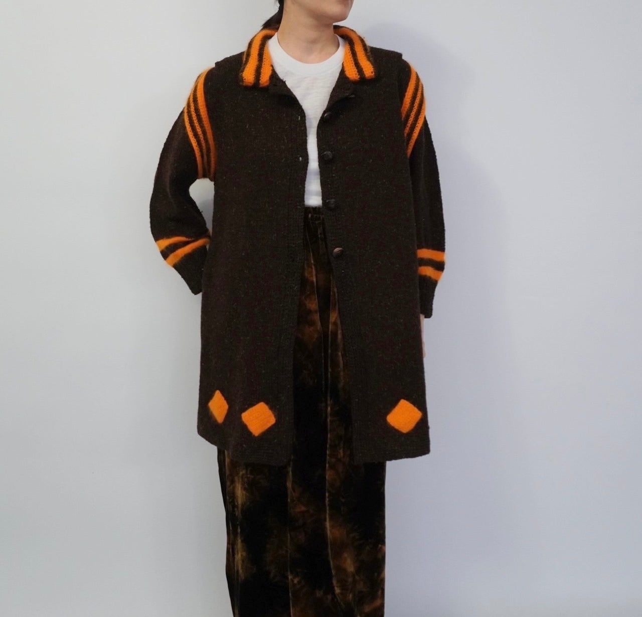 80s Design Knit Jacket
