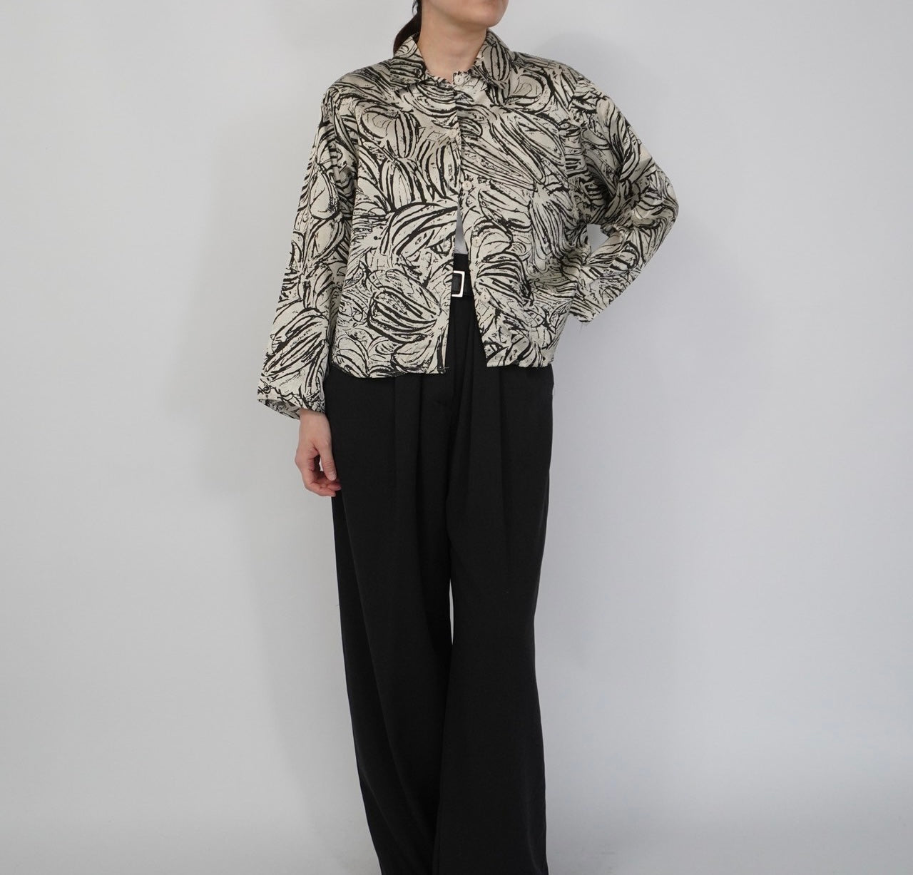 80s Pattern Shirt Made in USA
