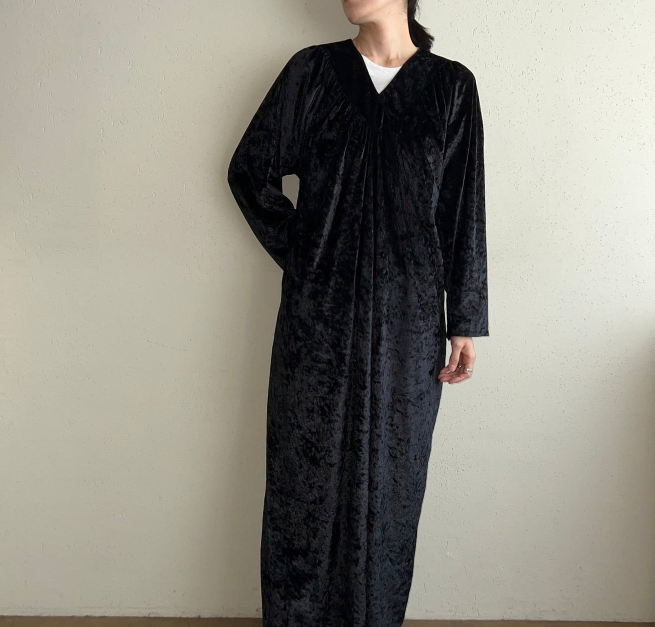 90s EURO Velour Dress