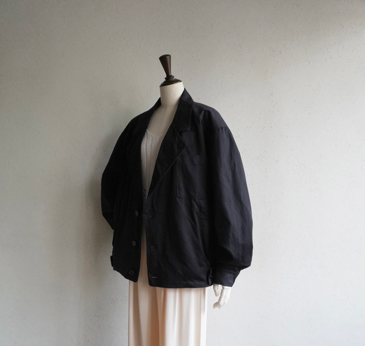 90s Black Jacket Made in Italy
