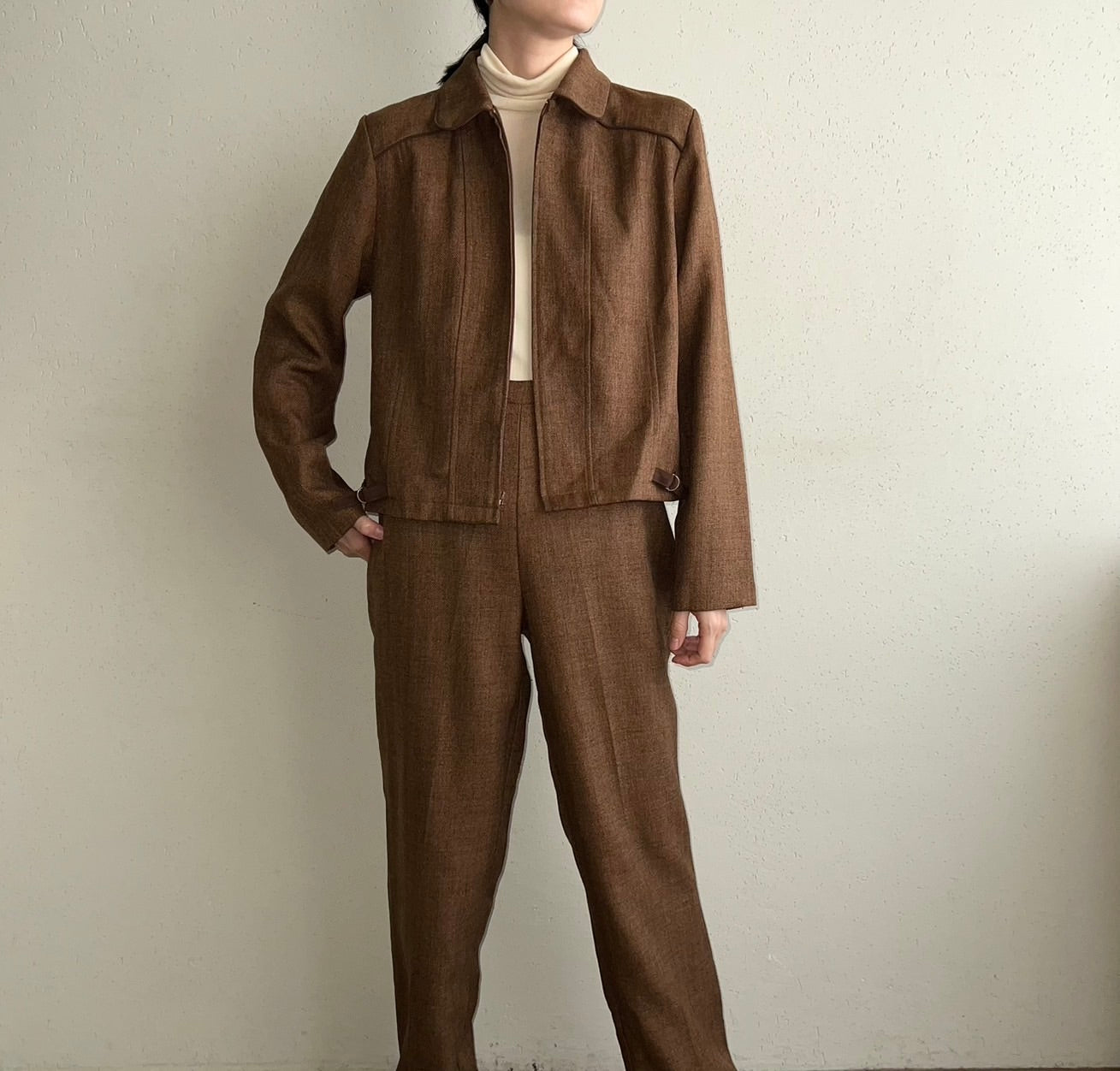 90s Zipped Two-Piece
