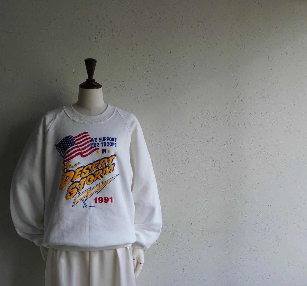90s Printed Sweater Made in USA