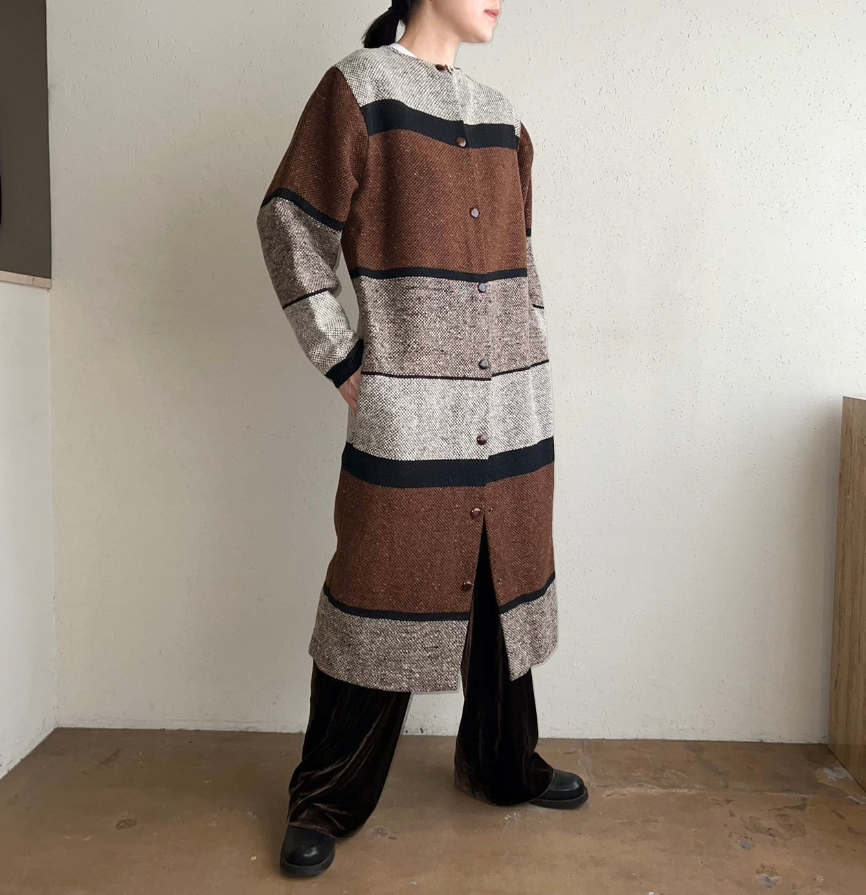 80s "annalisa ferro" Wool Dress Made in Italy