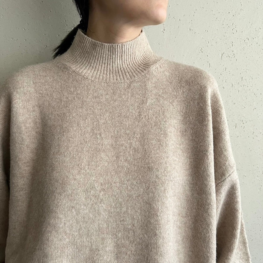 Mock Neck Knit Top