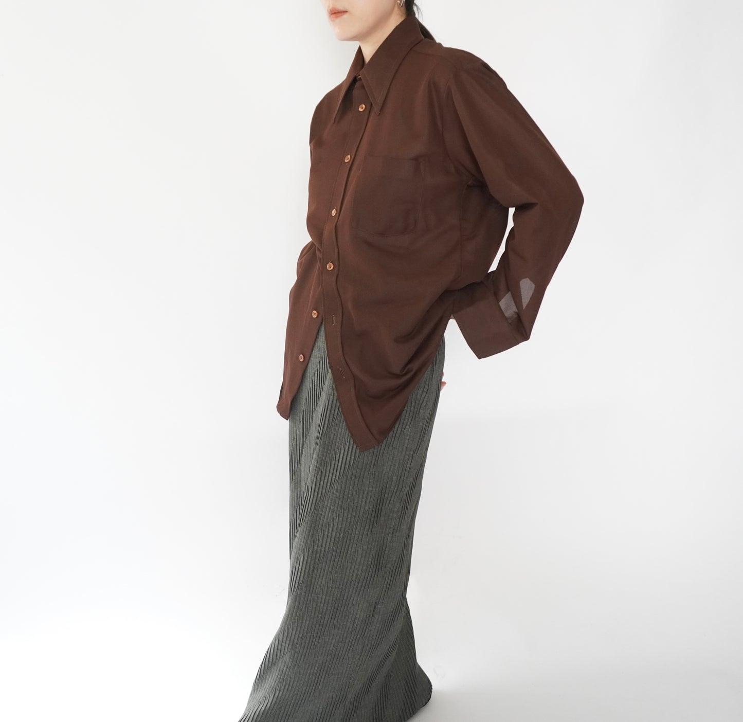 70s Brown Shirt