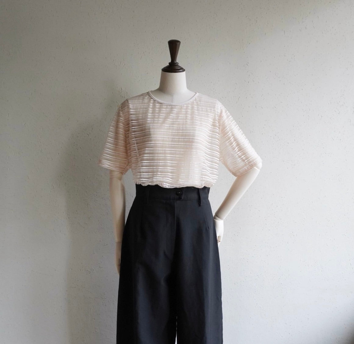 90s Striped Sheer Top Made in Italy