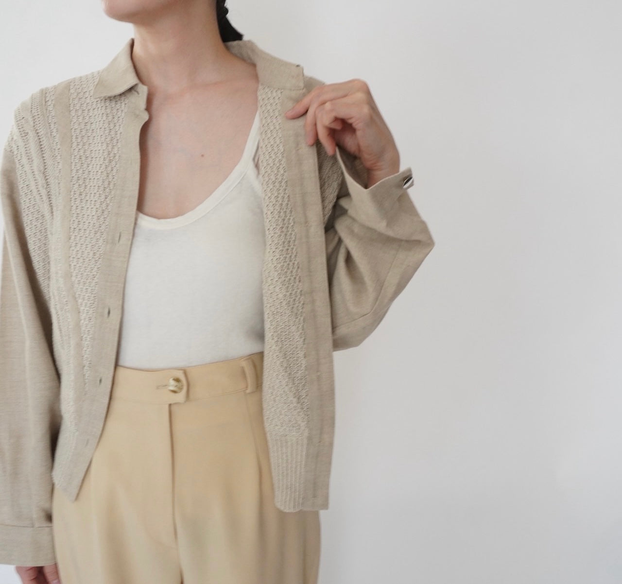 80s EURO Linen Light Jacket