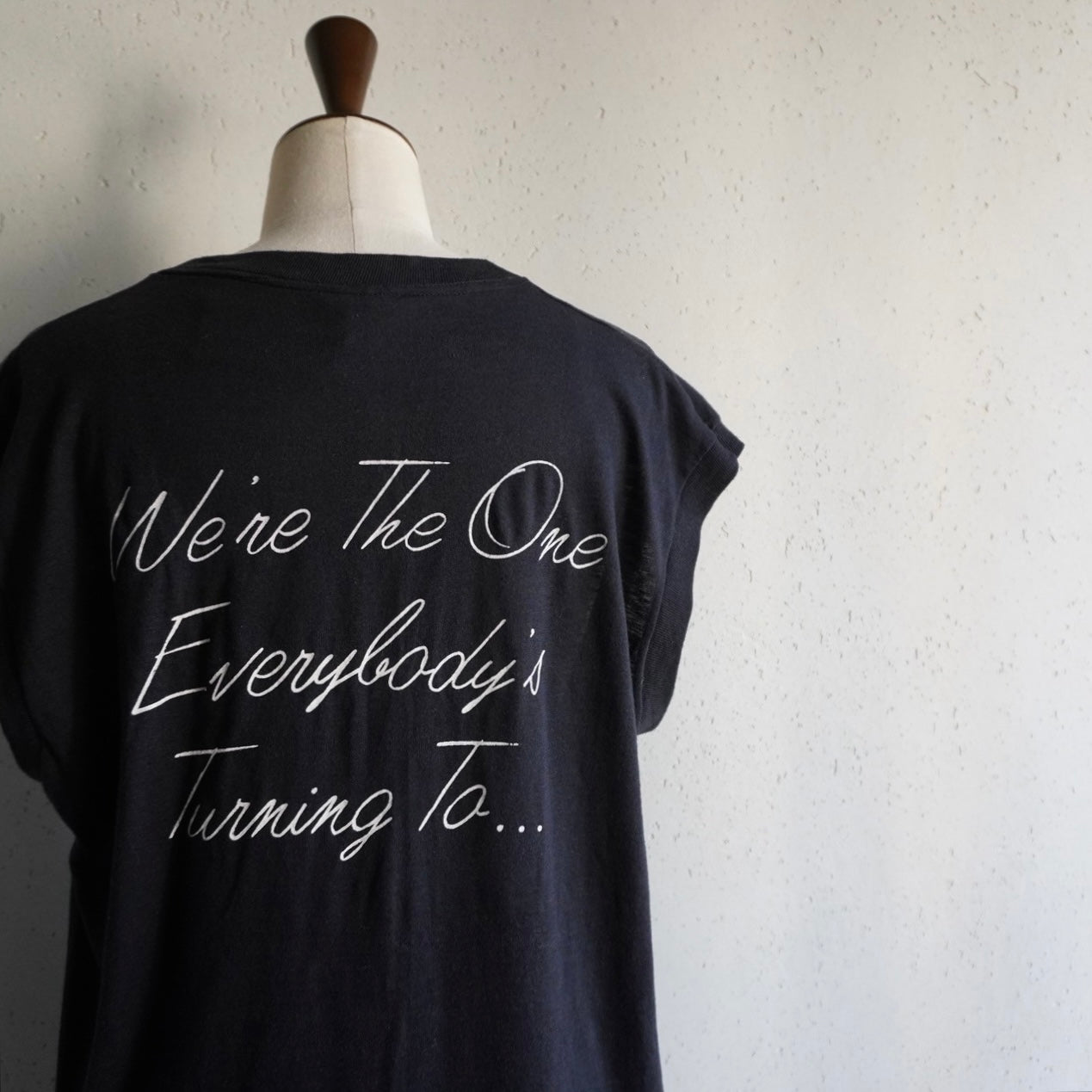 80s Printed Sleeveless T-shirt Made in USA