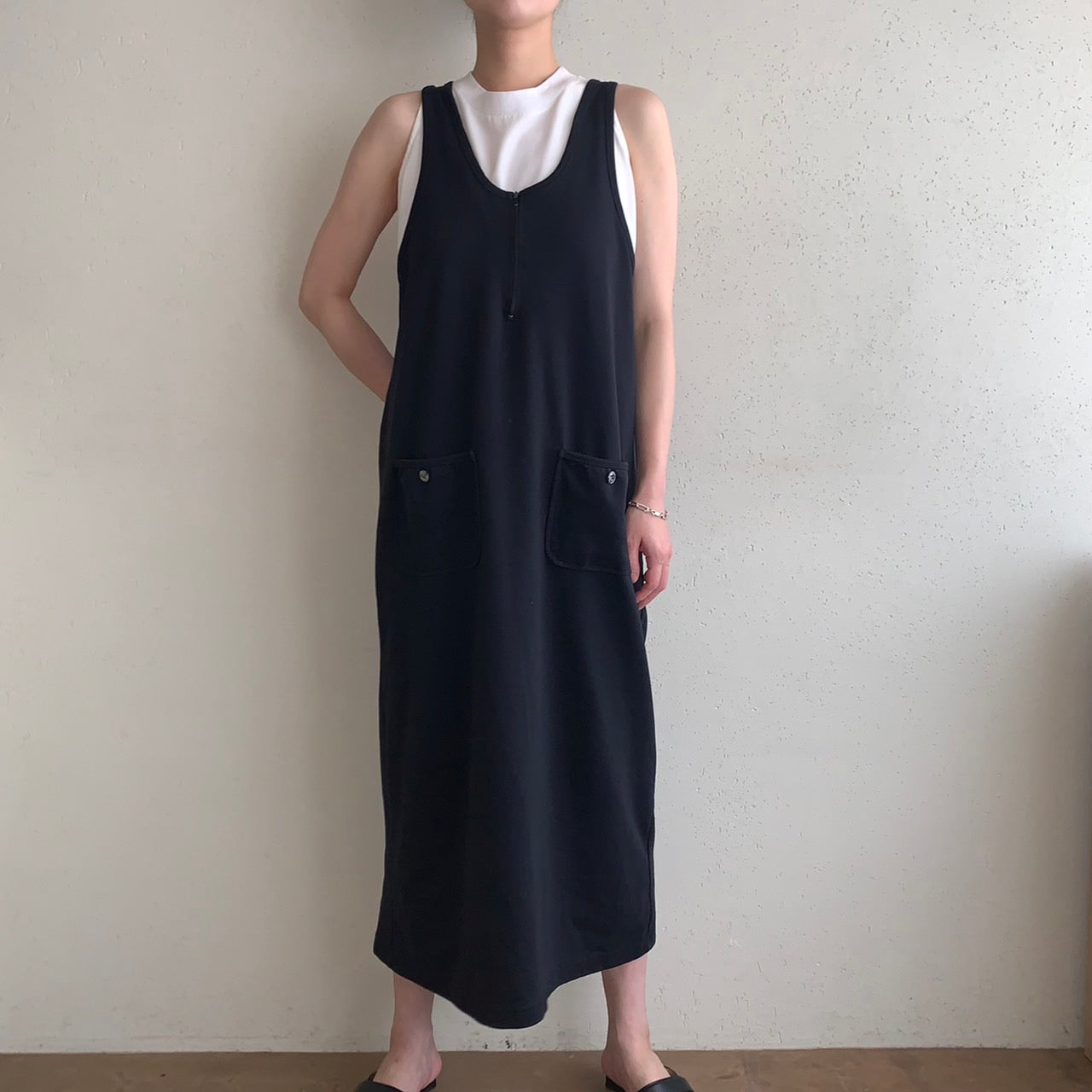90s Half Zip Dress