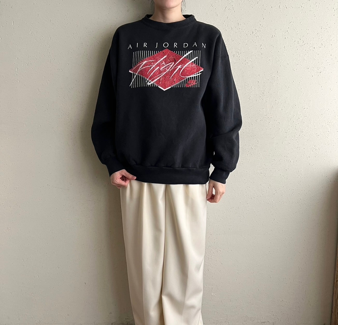 90s "Nike Air Jordan" Printed Sweater Made in USA