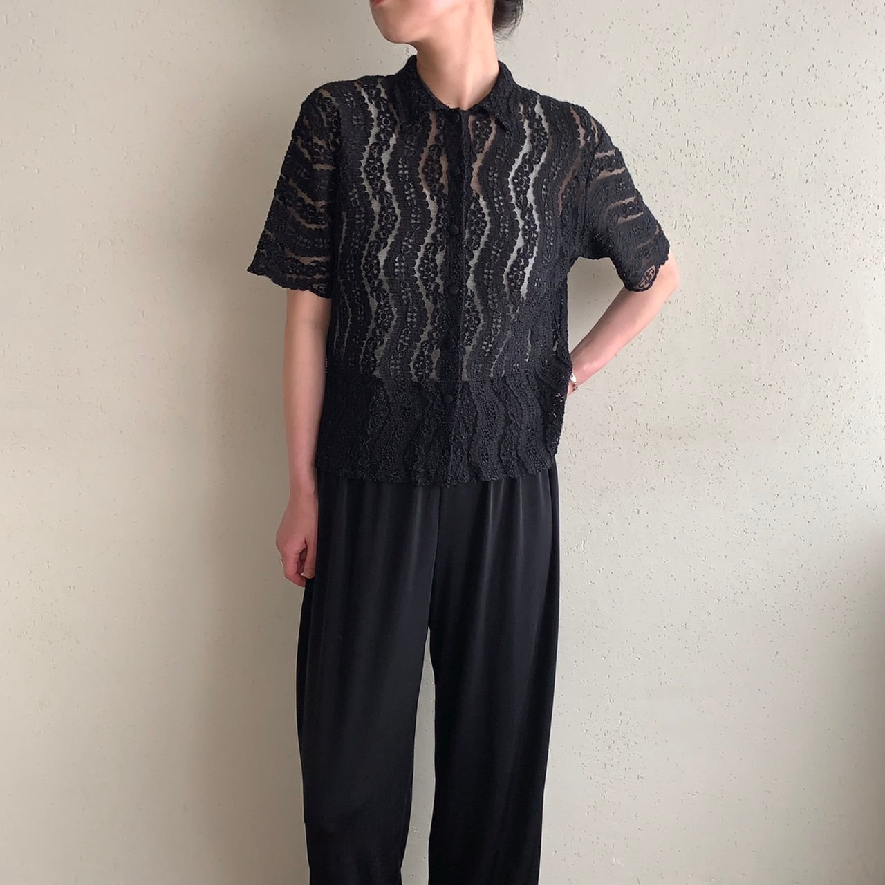 90s Lace Top Made in Italy