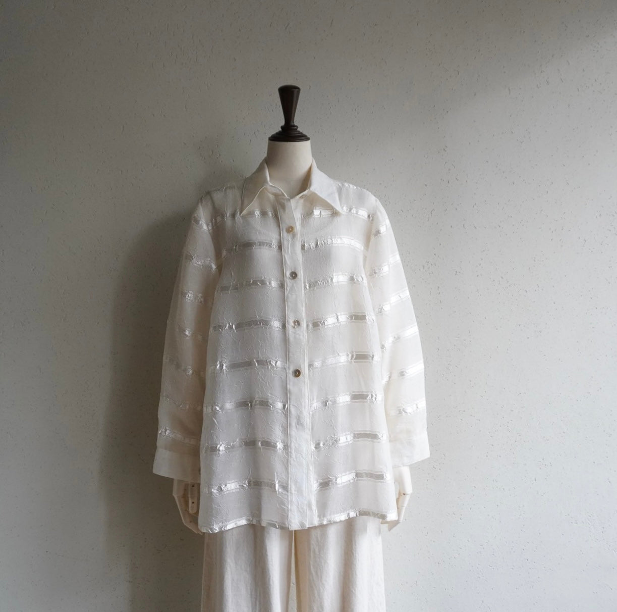 90s Design Sheer Shirt