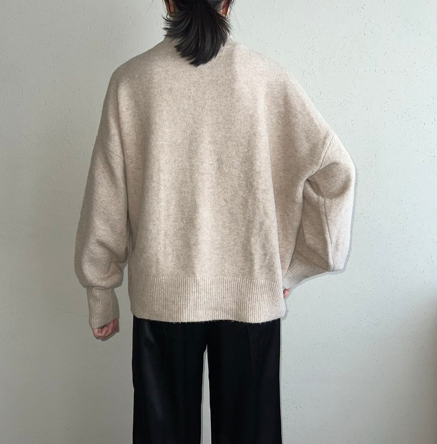 Mock Neck Knit Top