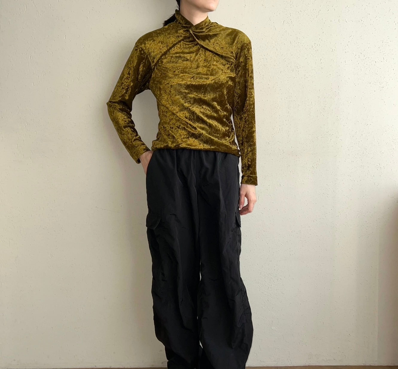 90s Velor Design Top