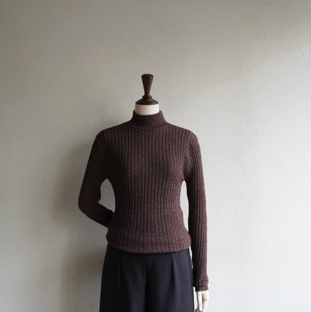 90s Ribbed Top Made in USA