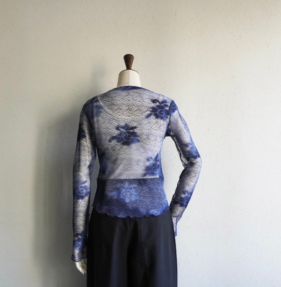 Mesh Blue Top