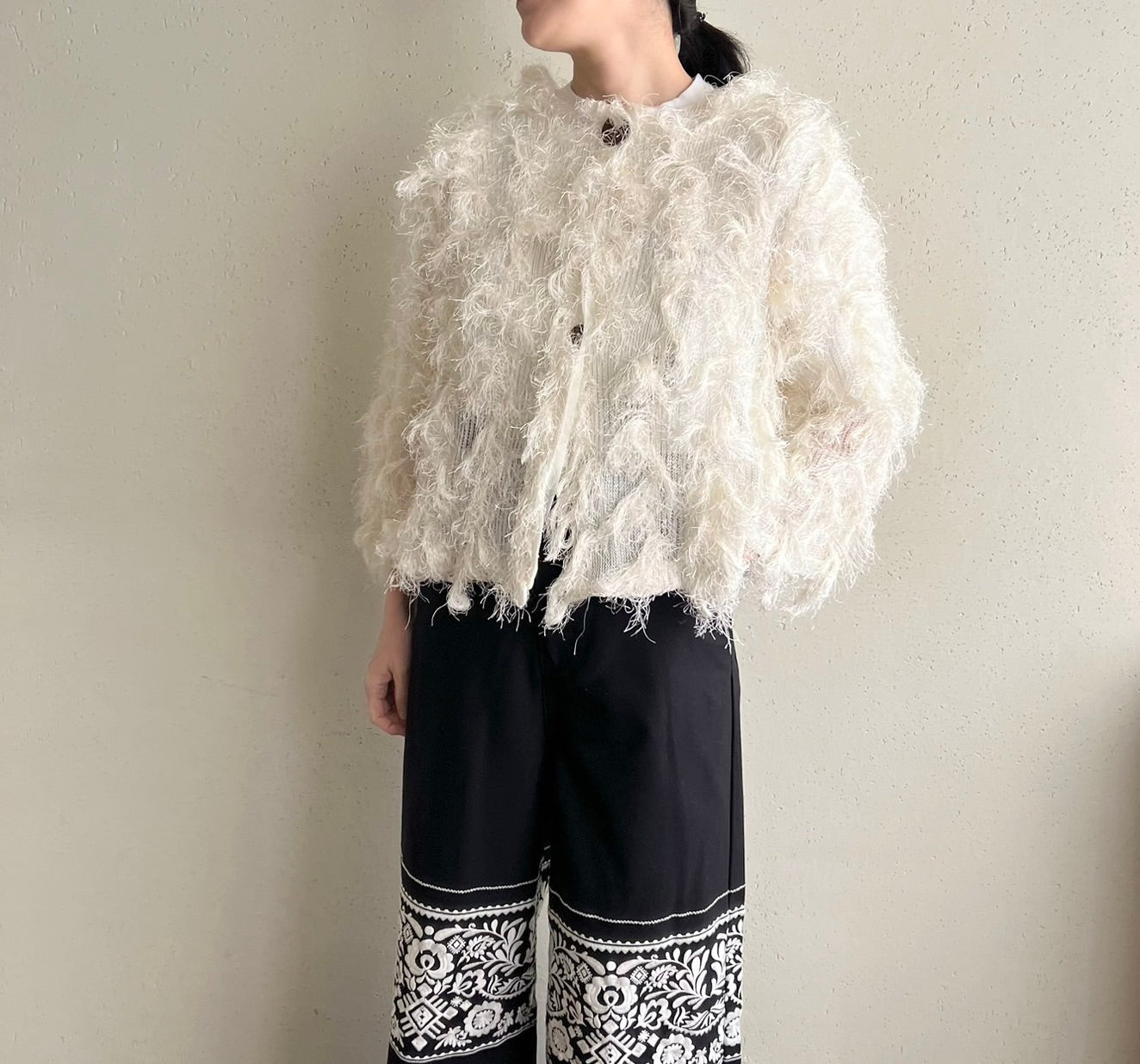 Shaggy Cardigan