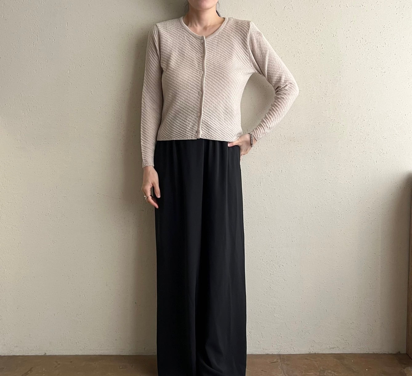 90s "J.CREW" Knit Cardigan Made in USA