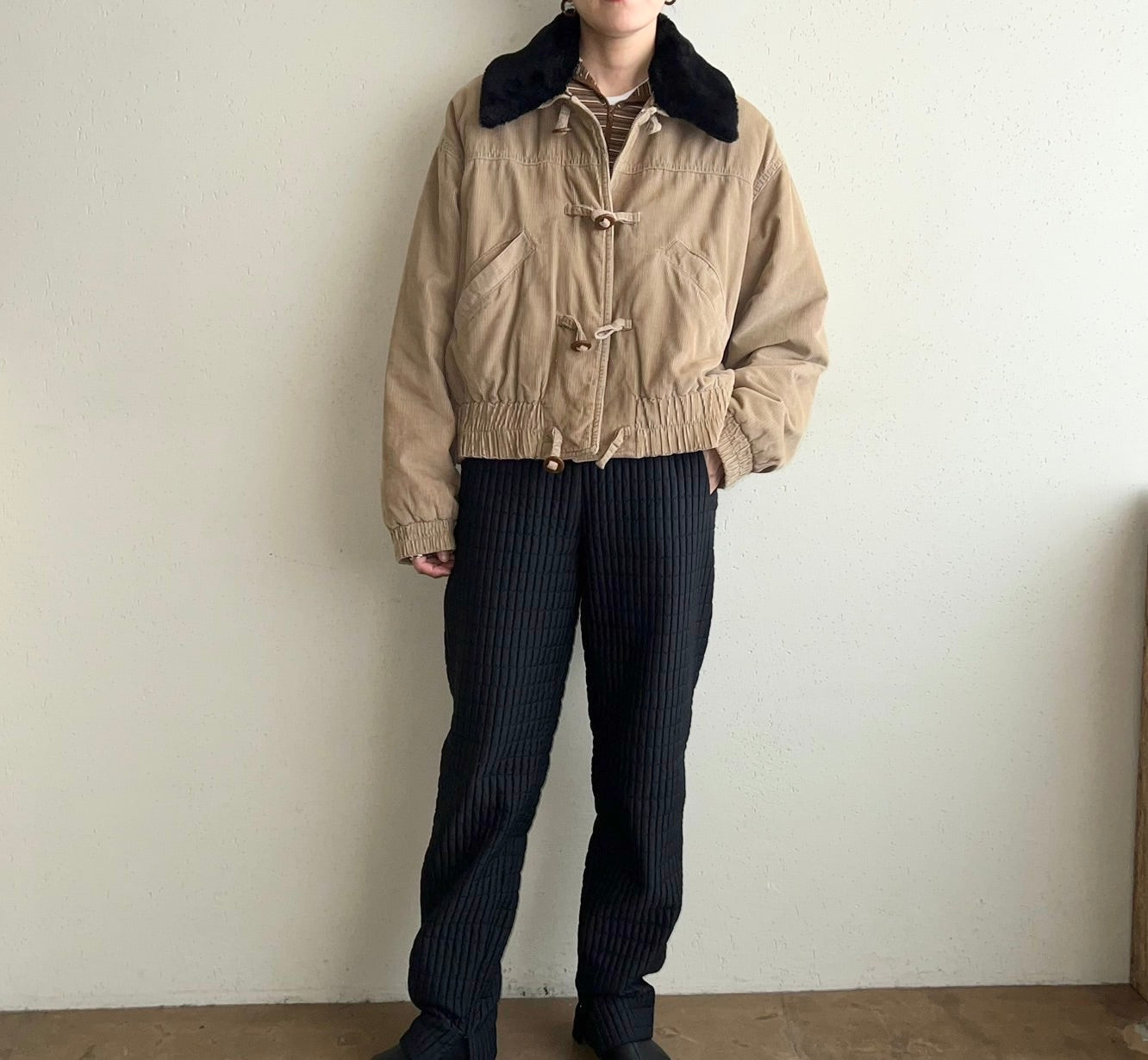 90s ”BLUE FAMILY BENETTON”Corduroy Jacket Made in Italy